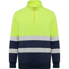 Sudadera Alta Visibilidad Cuello Alto MARINO/AMARILLO FLUOR 4XL