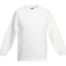 Sudadera básica infantil Blanco 3/4 ans