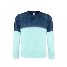 Sudadera Bicolor Unisex Azul XS