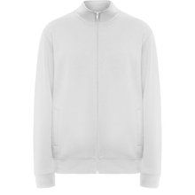 Sudadera Cuello Alto con Cremallera Blanco S