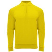 Sudadera cuello con media cremallera Amarillo 2XL