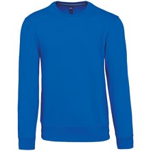 Sudadera cuello redondo algodón Azul L