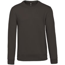 Sudadera cuello redondo algodón Gris L