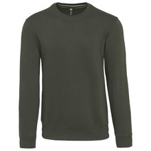 Sudadera cuello redondo algodón Verde 4XL