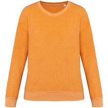 Sudadera ecorresponsable mujer Naranja XS