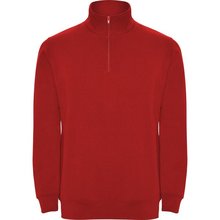 Sudadera Felpa Cuello Alto Rojo M