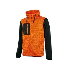 Sudadera con interior de forro polar Naranja S