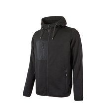 Sudadera con interior de forro polar Negro S