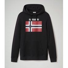 Sudadera con Logotipo de bandera impreso Black S