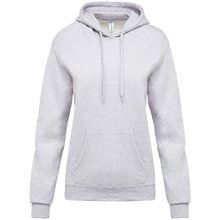 Sudadera de mujer con capucha y bolsillos Ash Heather XS