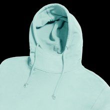 Sudadera orgánica con capucha Aqua XS