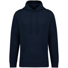 Sudadera orgánica con capucha bolsillo y hombros caídos Azul XS