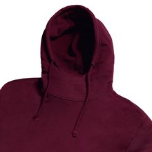 Sudadera orgánica con capucha Rojo / Violeta XL