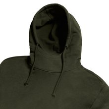 Sudadera orgánica con capucha Verde L