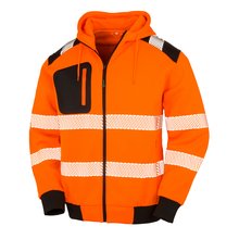 Sudadera de seguridad reciclada reflectante Naranja L