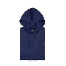 Sudadera técnica niños con capucha 100% poliéster Marino 6-8