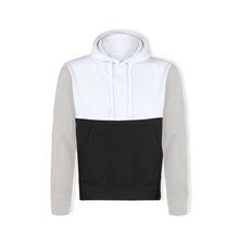 Sudadera Tricolor con Capucha Negro L