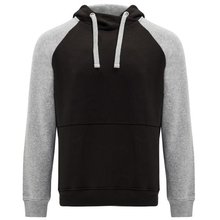 Sudadera unisex bicolor NEGRO/GRIS VIGORÉ XS