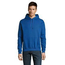 Sudadera Unisex con Capucha Azul Royal S