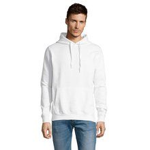 Sudadera Unisex con Capucha Blanco S