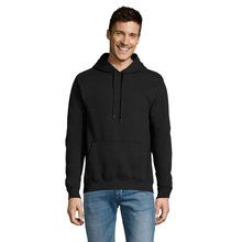 Sudadera Unisex con Capucha Negro L