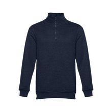 Sudadera unisex con cremallera Azul Marino L