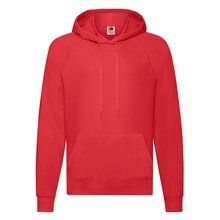 Sudadera Unisex Niño con Capucha Rojo 12-13