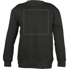 Sudadera Niño 280g Algodón-Poliéster | Frontal