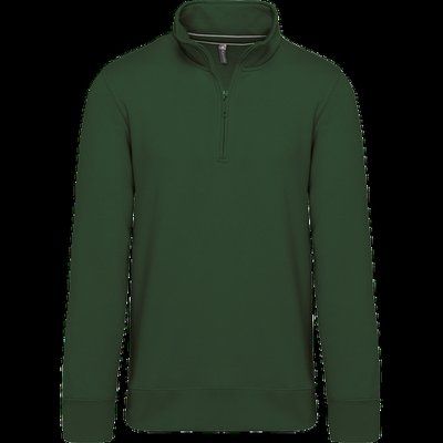 Sudadera 1/4 Cremallera Algodón Forest Green XL