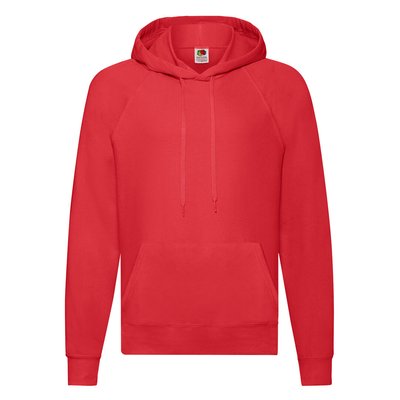 Sudadera Adulto con Capucha Rojo XL