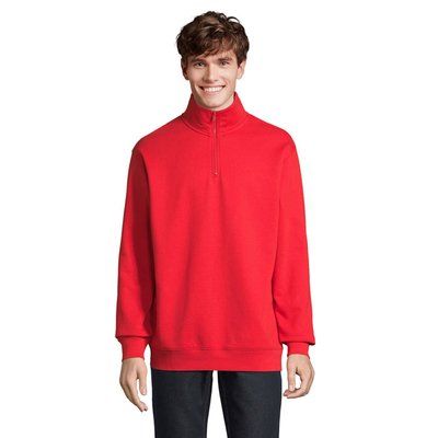 Sudadera Adulto Cuello Alto Rojo Brillante 3XL