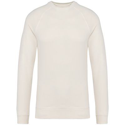 Sudadera ajustada Beige / Blanco XXL