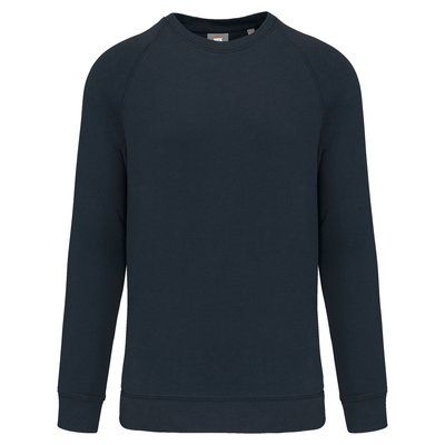 Sudadera algodón cuello redondo felpa Navy 3XL