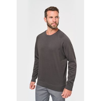 Sudadera algodón cuello redondo felpa