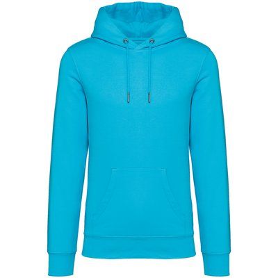 Sudadera algodón orgánico con capucha Light Turquoise XXL