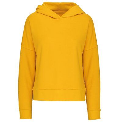 Sudadera algodón orgánico capucha mujer Mellow Yellow S/M