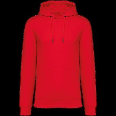 Sudadera algodón orgánico con capucha Poppy Red 4XL