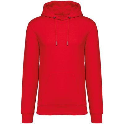 Sudadera algodón orgánico con capucha Poppy Red XL