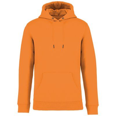 Sudadera algodón orgánico con capucha Tangerine M