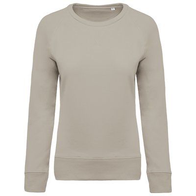 Sudadera algodón orgánico cuello redondo Clay XXL