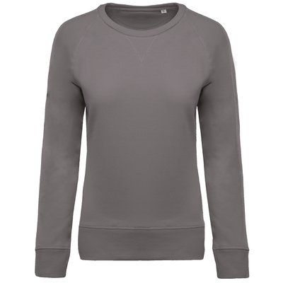 Sudadera algodón orgánico cuello redondo Storm Grey XXL