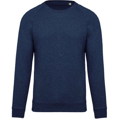 Sudadera Algodón Orgánico para Niños French Navy Heather 12/14 ans