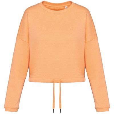 Sudadera algodón orgánico oversize Apricot L