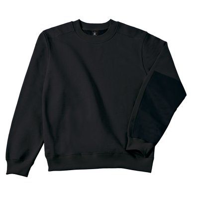 Sudadera de algodón y poliéster Black S