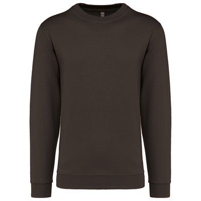 Sudadera algodón poliéster cuello redondo CHOCOLATE XXL