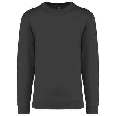 Sudadera algodón poliéster cuello redondo DARK GREY 4XL