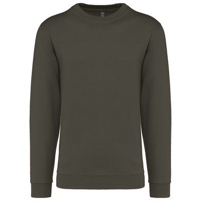 Sudadera algodón poliéster cuello redondo Dark Khaki 4XL