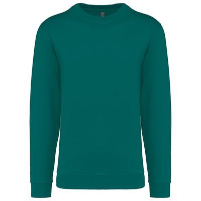 Sudadera algodón poliéster cuello redondo Emerald Green L