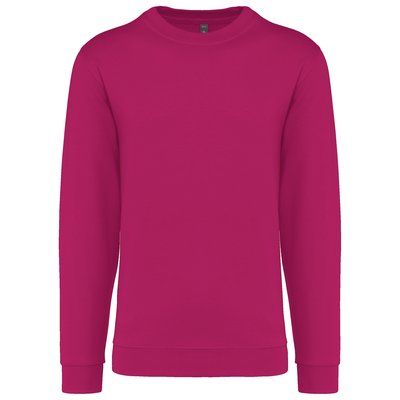 Sudadera algodón poliéster cuello redondo Fuchsia 3XL