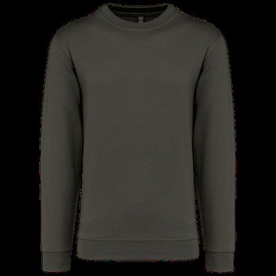 Sudadera algodón poliéster cuello redondo Green Olive XS